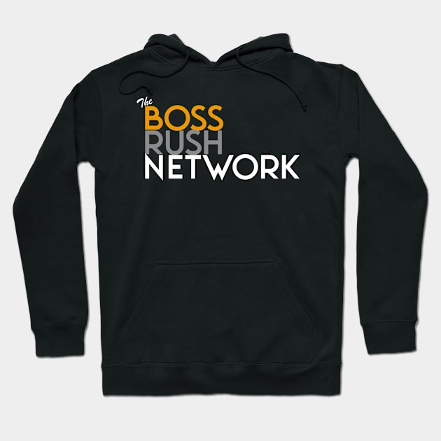 Boss Rush Network Logo (Black Creators and Black Support) Hoodie by Boss Rush Media | Boss Rush Network